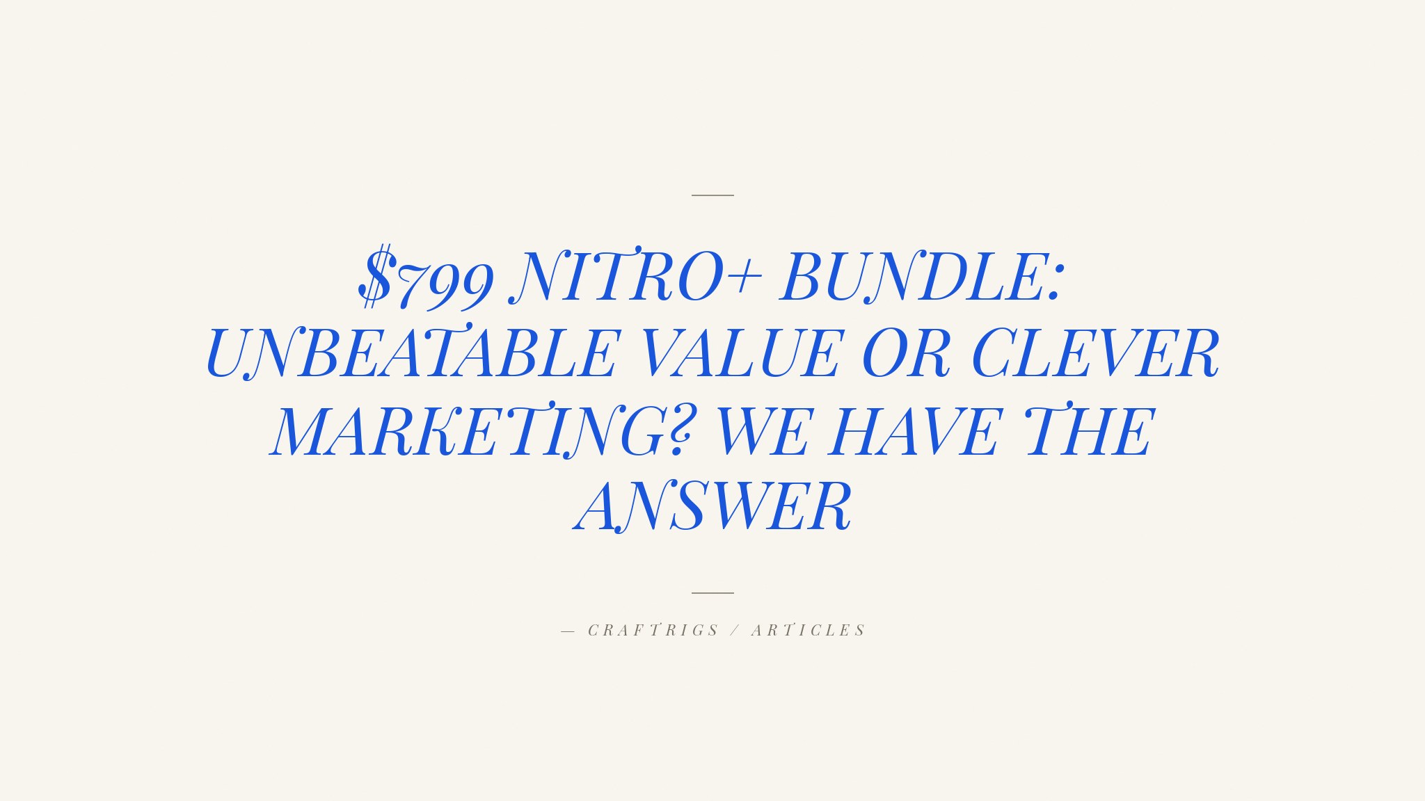 Sapphire Nitro+ RX 9070 XT: Is the $799 + 1000W PSU Bundle Worth It?