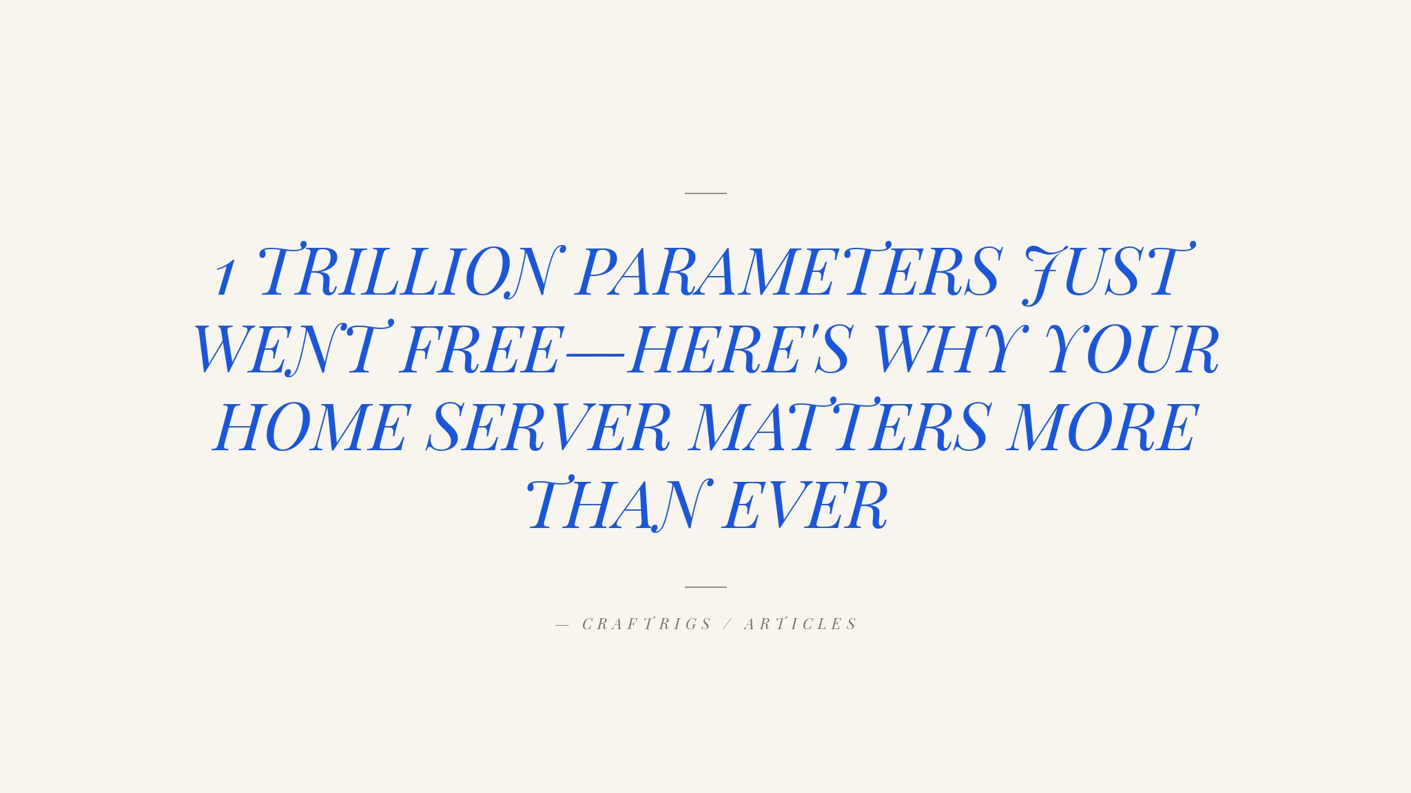 What Xiaomi's 1-Trillion-Parameter MiMo-V2-Pro Means for Your Home Server