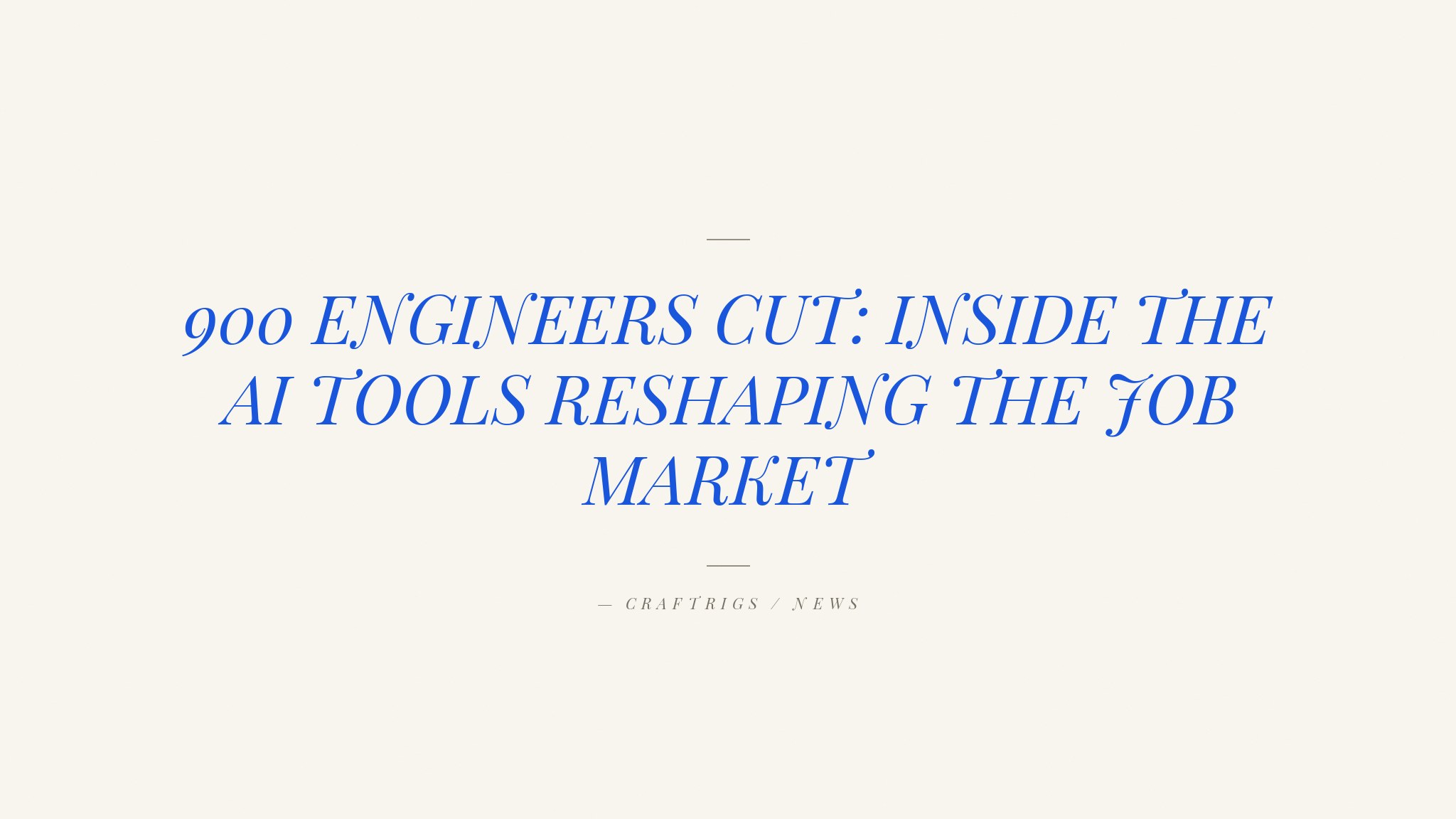 What Atlassian Replacing 900 Engineers with AI Means for the Rest of Us