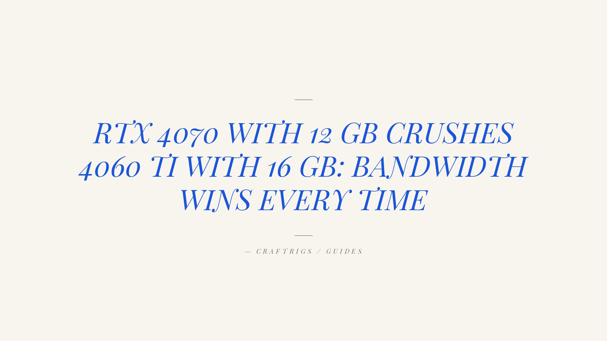 GDDR6X Memory Explained: Why Bandwidth Beats VRAM Capacity for Local AI
