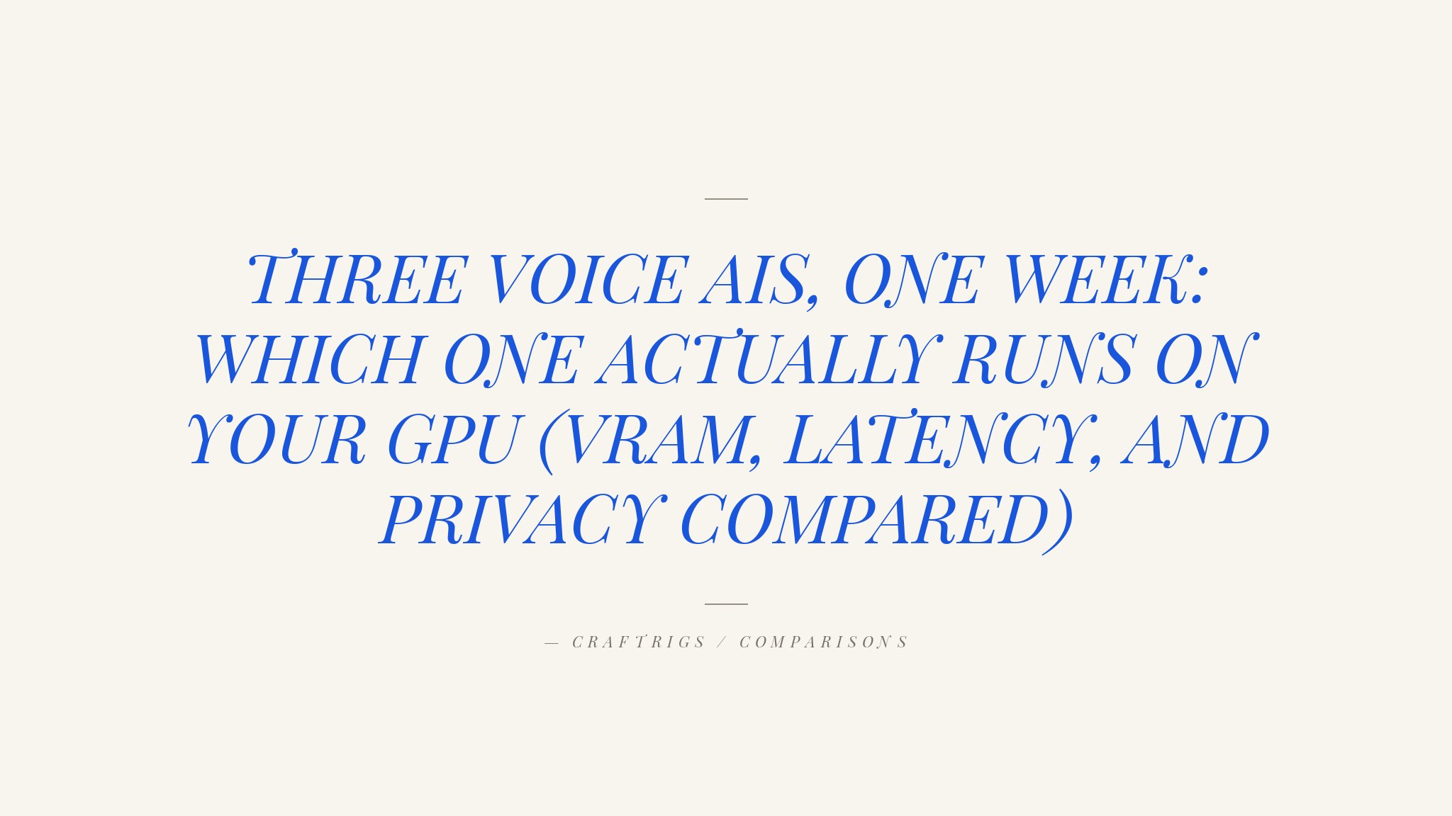 Gemini 3.1 Flash Live vs Voxtral TTS vs Covo-Audio: Which Voice Stack Runs Locally?