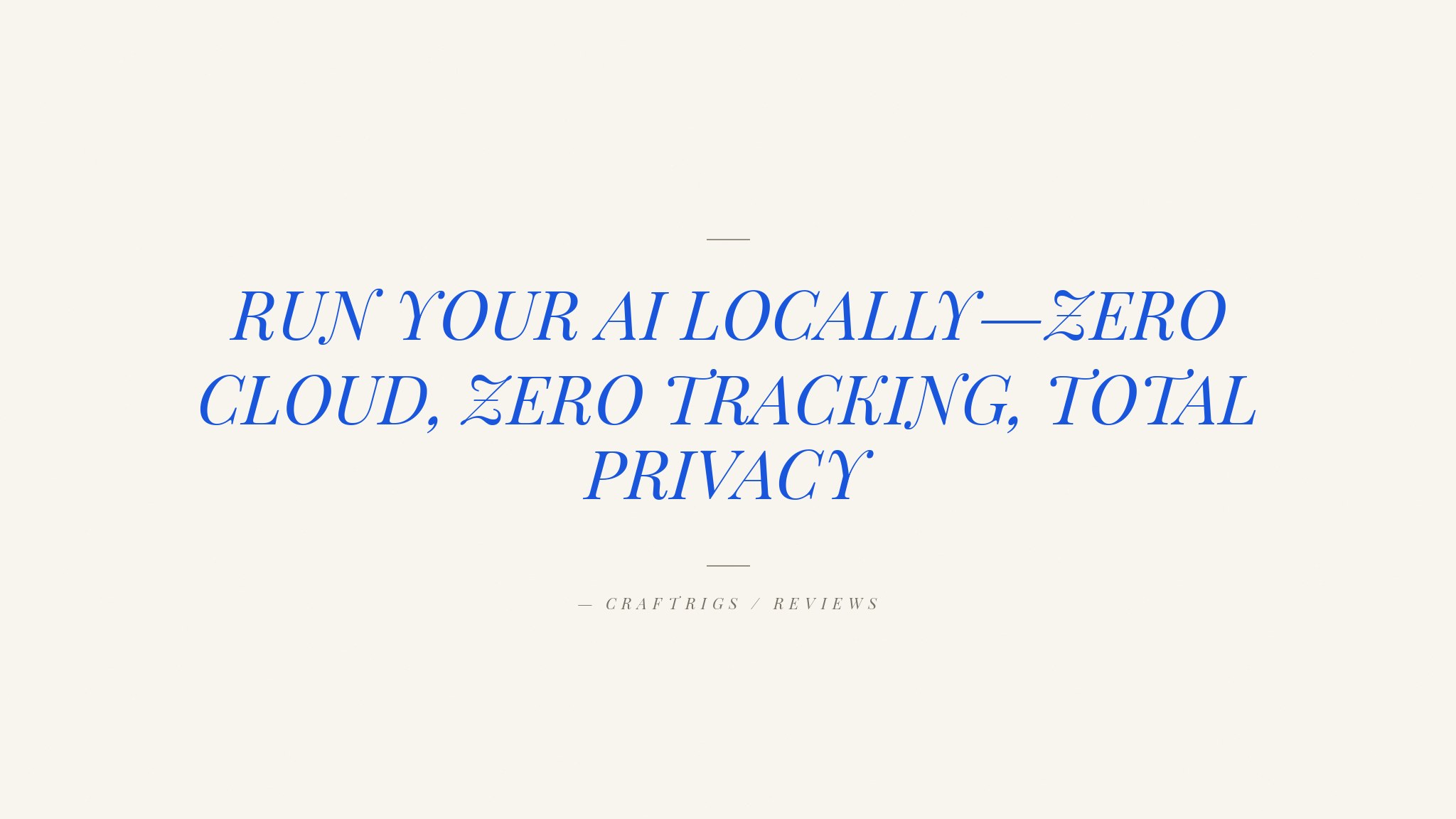 Jan.ai: Open-Source Privacy-First LLM Frontend for Local Builders