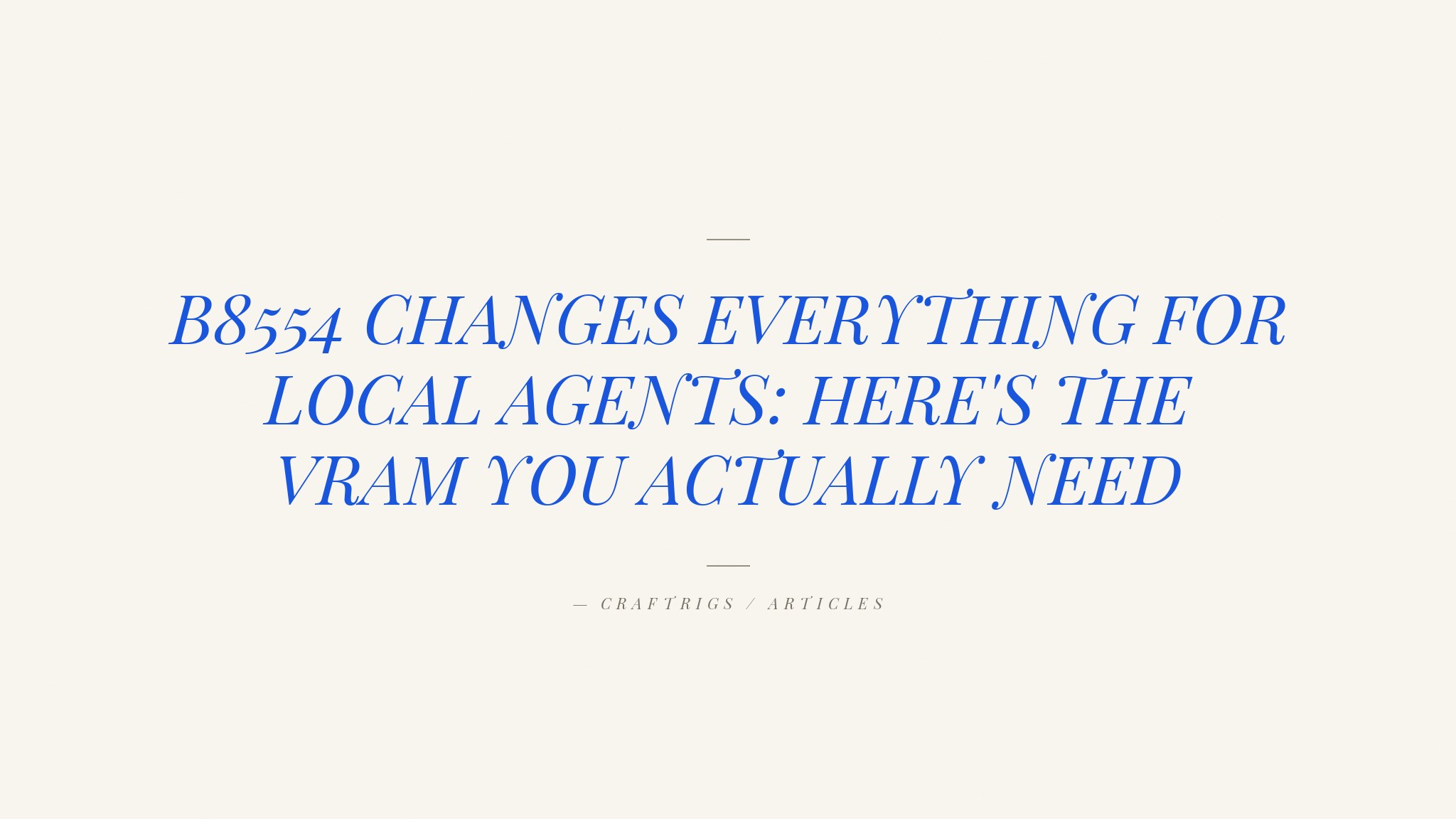 llama.cpp Native Tool Calling: What b8554 Actually Means for Your Local Agent Build