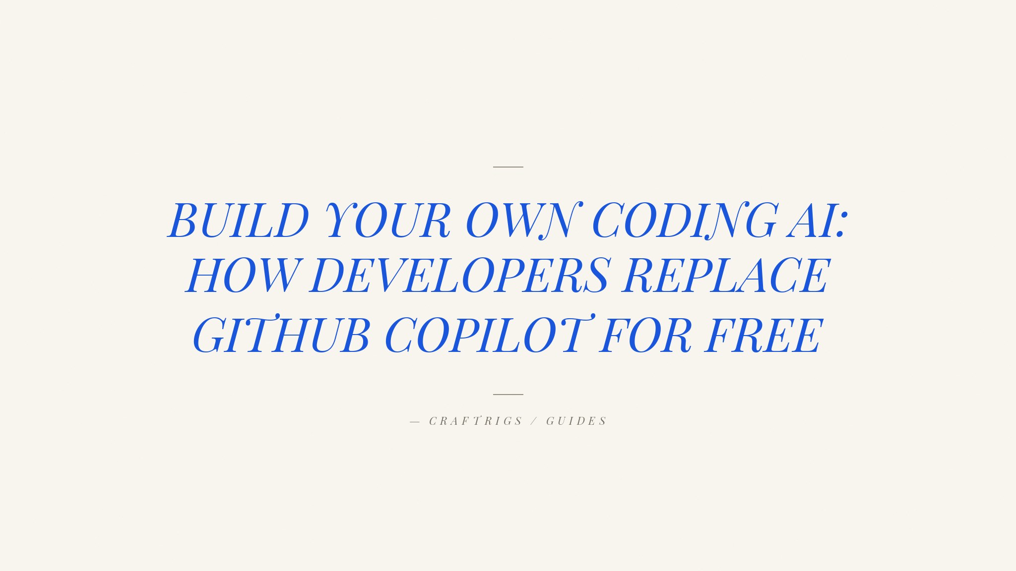 Running Local AI for Software Development: Hardware Setup Guide