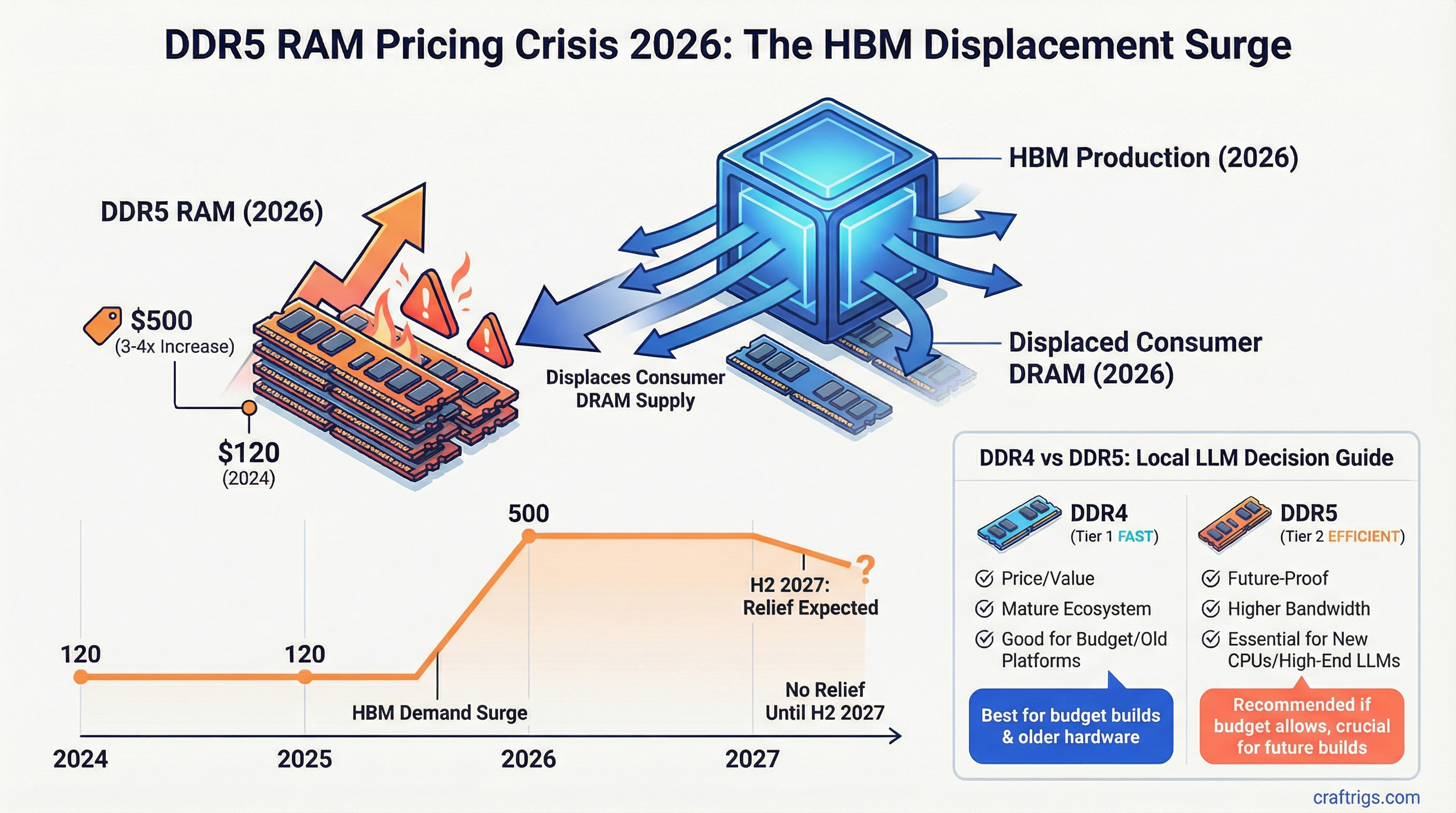 DDR5 pricing crisis 2026 explained for AI builders