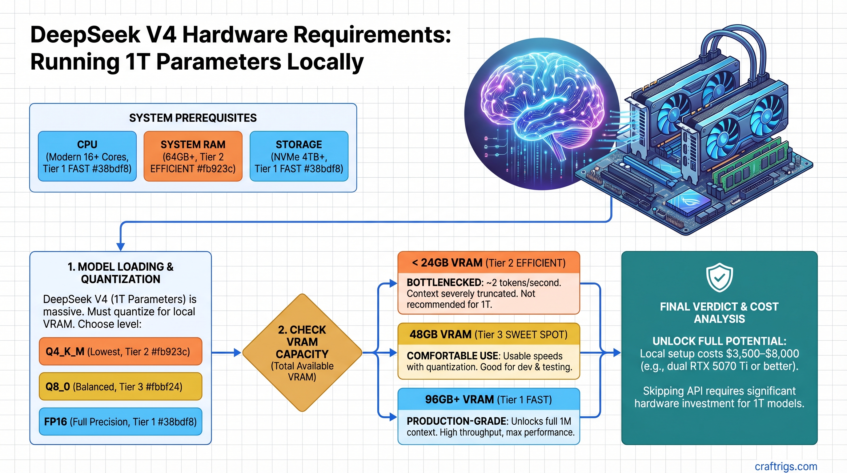 DeepSeek V4 Hardware Requirements: What You Actually Need to Run 1T Parameters Locally — guide diagram