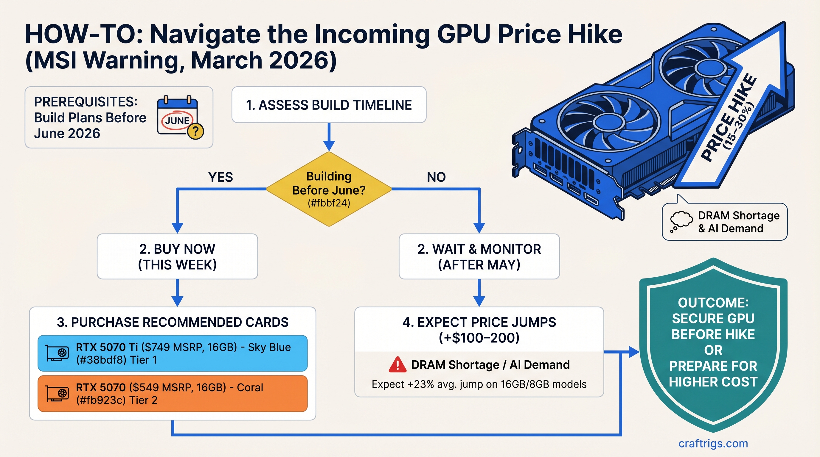 GPU Price Hike Incoming: MSI Warns of 15–30% Increases, Here's What to Buy Now — guide diagram