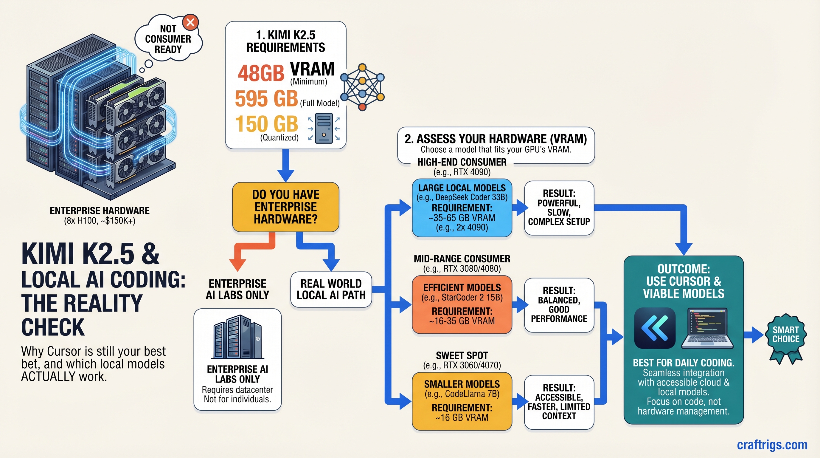 Kimi K2.5 and Local AI Coding: The Honest Truth (You Probably Can't Run It Yet) — guide diagram