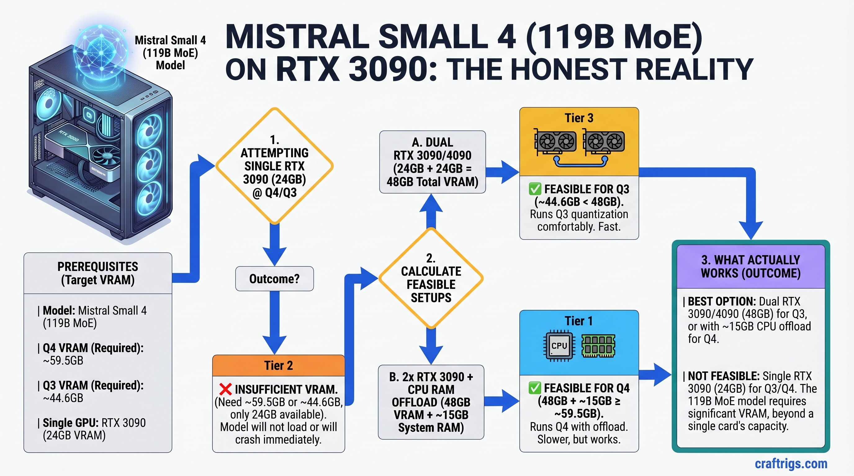 Mistral Small 4 on RTX 3090: The Honest Reality (And What GPUs Actually Work) — guide diagram