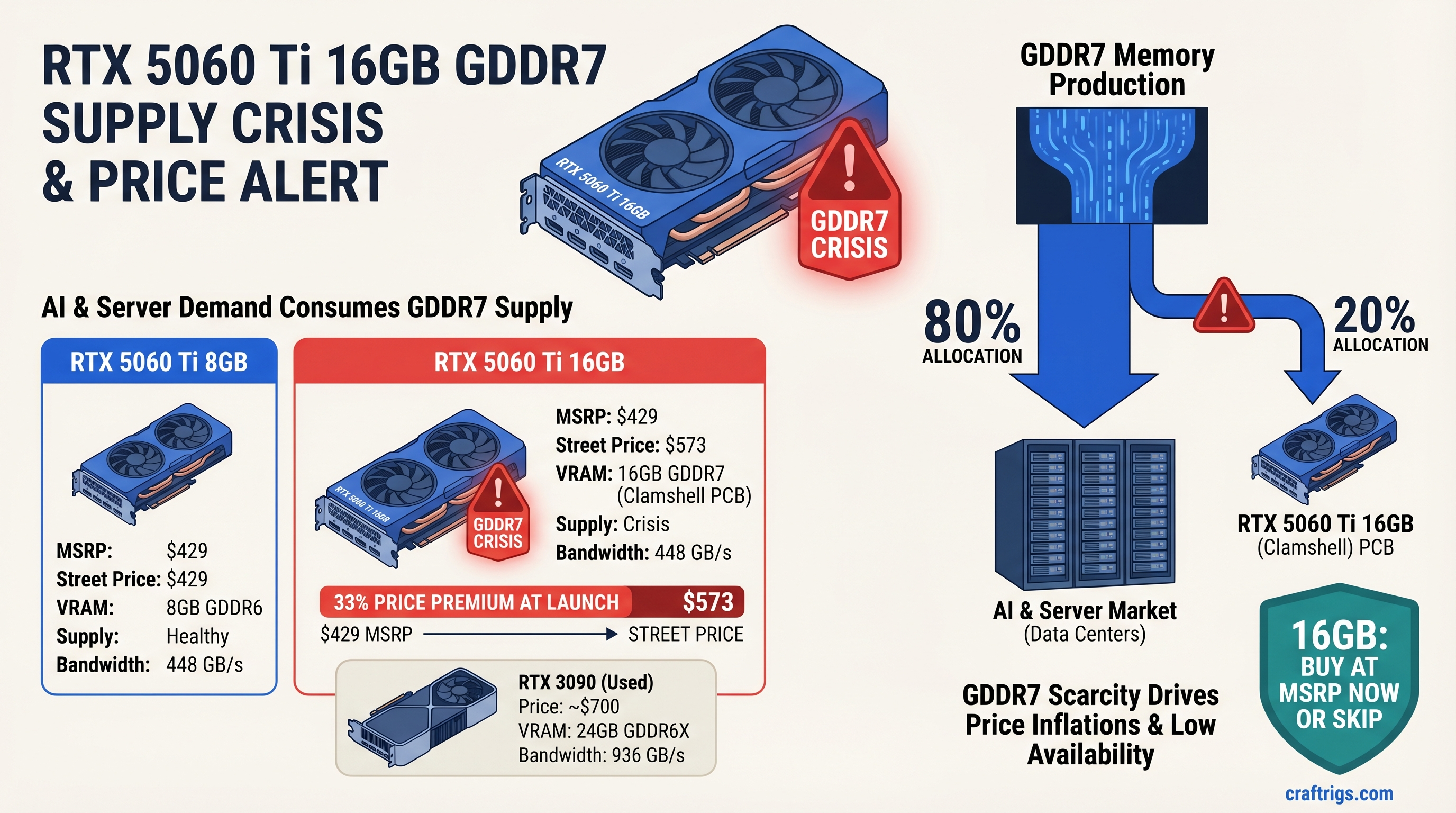 RTX 5060 Ti 16GB Supply Crisis: Buy Now or Lose It [2026] — diagram