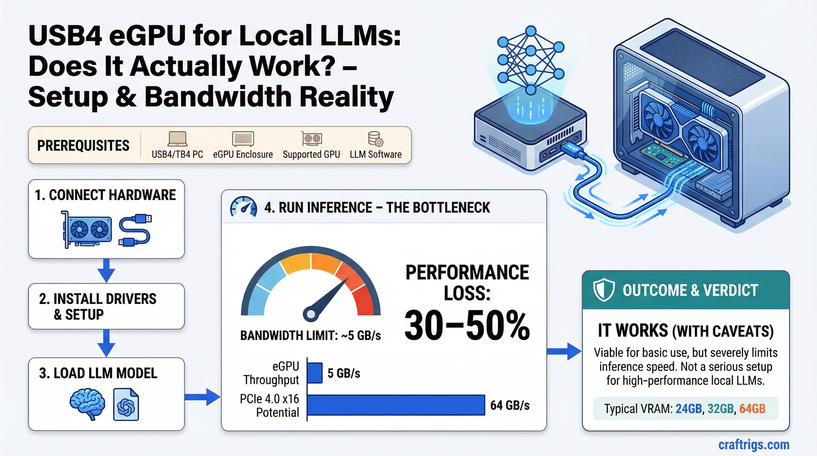 USB4 eGPU for Local LLMs: Does It Actually Work? — guide diagram